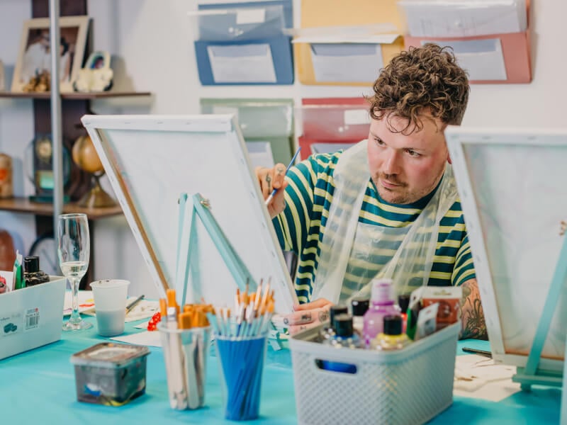 paint and sip classes melbourne